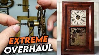 Rescuing 1860s Seth Thomas Ogee Clock Restoration