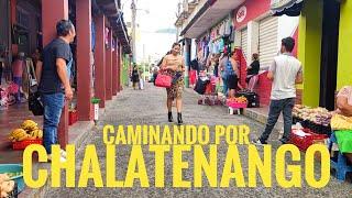 CAMINANDO POR EL HERMOSO CENTRO DE CHALATENANGO , EL SALVADOR 