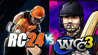 Real Cricket 24 vs WCC3  Which one is Best Cricket Game for Android? RC24 VS WCC3 Comparison