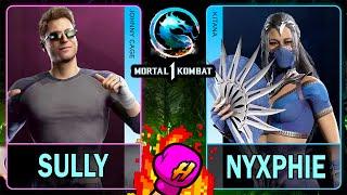 MK1 Sully (JOHNNY CAGE) VS Nyxphie (KITANA)Mortal Kombat 14K 60ᶠᵖˢ