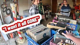 We struck VINYL GOLD at this GARAGE SALE!!!