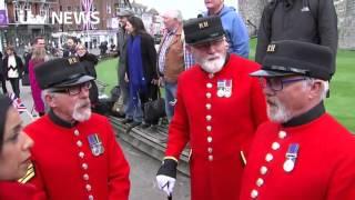 Queen at 90: Chelsea pensioners celebrate