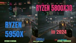 ryzen 5800x3d vs ryzen 5950x in 2024