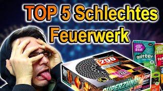 TOP 5 SCHLECHTES FEUERWERK für SILVESTER