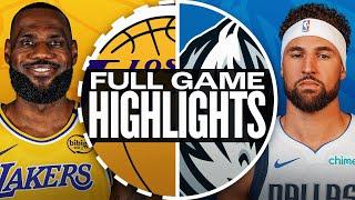 LAKERS at MAVERICKS | FULL GAME HIGHLIGHTS | January 7, 2025