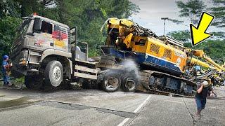 SEKUNDEN GEHT DER IN DEUTSCHLAND HERGESTELLTE LKW FAST IN DIE ZEICHNUNG