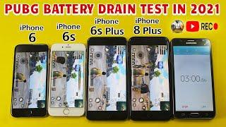 iPhone ios 14 Battery Test 2021 | iPhone 6 vs iPhone 6s vs iPhone 6s Plus vs iPhone 8 Plus in 2021 