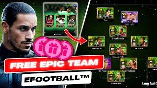 Full FREE EPIC Team in eFootball™ on the 1st Day - Levelings & Ingame Performance Test