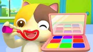 Learn Colors with Baby Kitten | Colors Song | Nursery Rhymes & Kids Songs | Mimi and Daddy