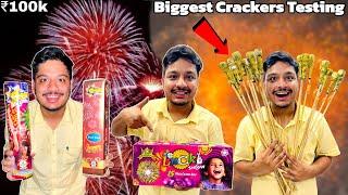 Diwali Biggest Crackers Stash Testing 2024*(Multishot,Rocket,Anaar) 