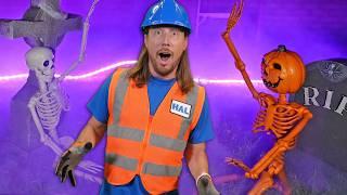 Halloween with Handyman Hal | Skeletons, Pumpkin Carving and Treat or Treating