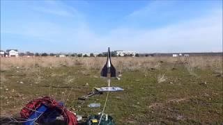 Backslider Water Rocket Plane Transition to glide without guidance, 1- 1 -18