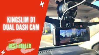 Kingslim D1 Pro Dual Dash Cam 4K Review & Test