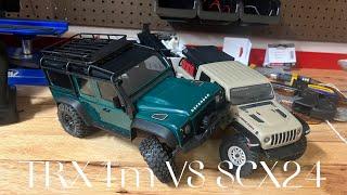 What is the best Mini RC Crawler⁉️ Traxxas TRX4m vs Axial SCX24 