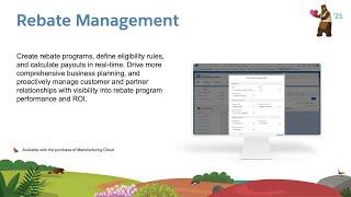 Industries: Manufacturing Cloud: Rebate Management