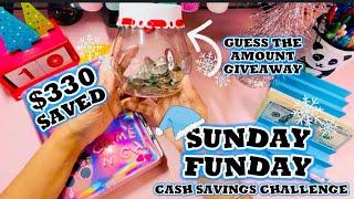  Sunday Funday  $330 in Cash Savings Challenges | Giveaway Challenge | A5 Cash Binder