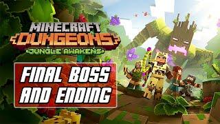 Minecraft Dungeons: Jungle Awakens DLC - Final Boss & ENDING (XBOX ONE X)