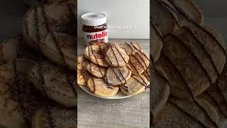 Nutella stuffed pancakes