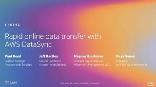 AWS re:Invent 2019: Rapid online data transfer with AWS DataSync (STG342)