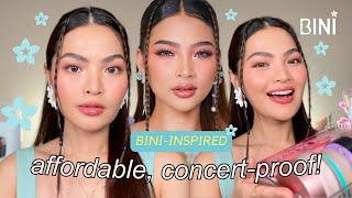 Easy & Affordable BINI-Inspired Make-up (Concert-proof!!) 🩵 • Joselle Alandy