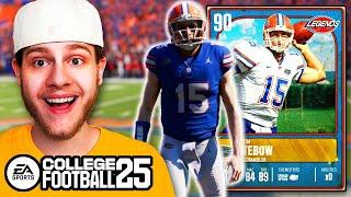 Can *NEW* Tim Tebow Go 10-0 In The CUT Gauntlet? College Football 25