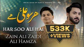 Har Soo Ali Hai | Syed Zain Ali Zaidi | Ali Hamza  | New Manqabat 2023 |  13 Rajab Manqabat 2023