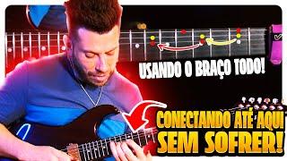 COMO CONECTAR ESCALA PENTATÔNICA NO BRAÇO INTEIRO DA GUITARRA