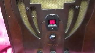 1934 Philco Am Radio Model 60