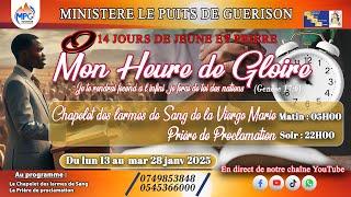 PRIERE DE COMBAT SPIRITUEL "MON HEURE DE GLOIRE"