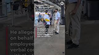 PNC Park employee brawls with fan, later suspended #Shorts