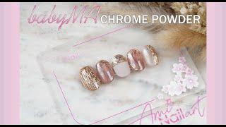 Chrome Powder Application Designs TUTORIAL | Ami Nail Art