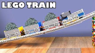 Building a LEGO Train CLIMB Steep Railway with Heavy Loads