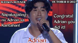 OCTOBER 12 2024 | ADRIAN | WEEKLY WINNER | TAWAG NG TANGHALAN