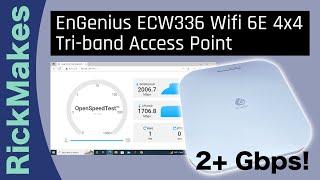 EnGenius ECW336 Wifi 6E 4x4 Tri-band Access Point