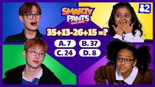 (CC) K-pop idols go head to head against kids| SMARTY-PANTS! | AB6IX & P1Harmony