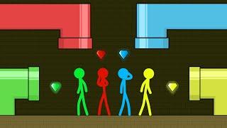 BEST MOMENTS COMPILATION , Stickman Animation - (Escape )