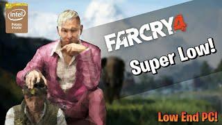 Far Cry 4 : Ultimate LAG & Stutter Fixed! For Low End PCs ( Intel HD )