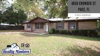 4859 Crowder St. Pace, FL rental home