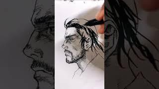 How to Draw Inking Hair like Inoue Takehiko of Vagabond