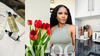 VLOG: homeware shopping + haul | home updates on budget | feminine maintenance | skincare routine