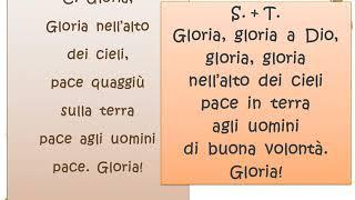 GLORIA NELL'ALTO DEI CIELI voci SOPRANI E TENORI con testo - Spartito CERCO IL TUO VOLTO - GEN VERDE