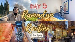 My Ramadan Suhoor and Iftar Routine in Italy  | Quran Recitation + Tunisian Food| Day 3