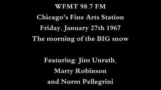 WFMT 98.7 FM - "The Big Snow" (Excerpts, 1967) 