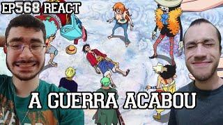 A GUERRA ACABOU - One Piece Episódio 568 REACT