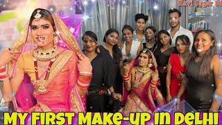 My First Make-up Collaboration In Delhi  | ऐसा मेकअप नही देखा होगा  | Full Vlog Ravi Sagar 88