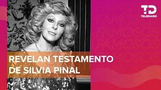 Revelan testamento de Silvia Pinal: ¿a quién heredó su dinero y propiedades?