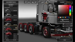 [ETS2]Euro Truck Simulator 2 Scania V8 Super Mega Tunning Store