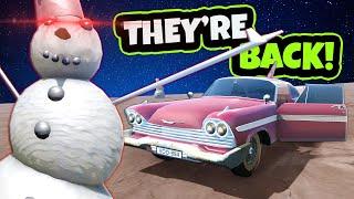 The Snowmen Attacked My Possessed Car in The Long Drive Mods!