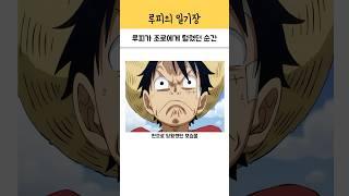 루피가 조로에게 털렸던 순간