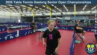 Chryss Migliore (1956 ) vs Yousef Hassan (1932)  Highlights  2025 Table Tennis Geelong Senior Open